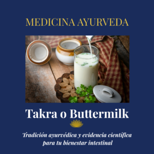 TAKRA( buttermilk ayurvédico) Takra o buttermilk ayurvédico preparado a partir de yogur